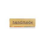 PLACA METAL 3X1CM DOURADO ROMA AVIAMENTOS