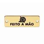 PLACA METAL FEITO A MAO 10MM X 30MM DB
