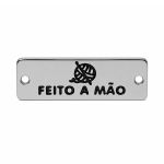 PLACA METAL FEITO A MAO 10MM X 30MM DB