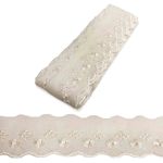 BORDADO INGLES CTB REF. 134-50 5,0CMX13,7M NYBC 296 -  NATURAL