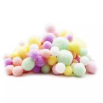 POMPOM SORTIDO 130 UNIDADES ROMA AVIAMENTOS CORES CANDY