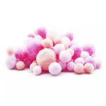 POMPOM SORTIDO 130 UNIDADES ROMA AVIAMENTOS TONS DE ROSA