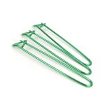KIT COM 3 ALFINETES PARA TRICO 12CM VERDE BANDEIRA EUROROMA