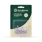 ALFINETE DE SEGURANCA PRATEADO N.00 22MM 100 UNIDADES EUROROMA