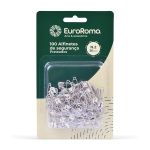 ALFINETE DE SEGURANCA PRATEADO N.2 36MM 100 UNIDADES EUROROMA