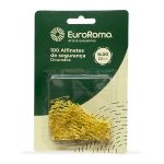 ALFINETE DE SEGURANCA DOURADO N.00 22MM 100 UNIDADES EUROROMA