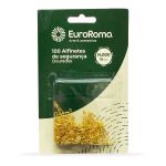 ALFINETE DE SEGURANCA DOURADO N.000 19MM 100 UNIDADES EUROROMA