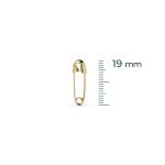 ALFINETE DE SEGURANCA DOURADO N.000 19MM 100 UNIDADES EUROROMA