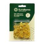 ALFINETE DE SEGURANCA DOURADO N.1 30MM 100 UNIDADES EUROROMA