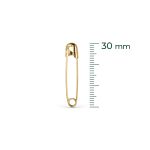 ALFINETE DE SEGURANCA DOURADO N.1 30MM 100 UNIDADES EUROROMA