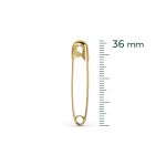 ALFINETE DE SEGURANCA DOURADO N.2 36MM 100 UNIDADES EUROROMA
