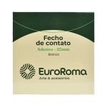 VELCRO ADESIVO 25MMX25M COR 8001 BRANCO EUROROMA