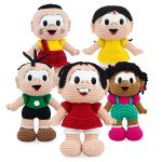 KIT AMIGURUMI COLECAO TURMA DA MONICA