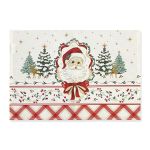 FUNDO DE PRATO ATHENAS 45X31CM NATAL 125 DOHLER