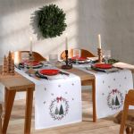 TRILHO DE MESA CLEAN RENOVA 45CMX1,60M NATAL 126 DOHLER