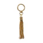 ARGOLA ARTICULADA C/CORRENTE 13CM RO.151497 DOURADO