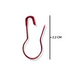 ALFINETE DE SEGURANCA BULBO 2.2*1CM COM 100 UNIDADES SORTIDO ROMA AVIAMENTOS