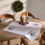TOALHA DE MESA CLEAN RENOVA 78CMX78CM NATAL 126 DOHLER