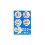 COLCHETE DE PRESSAO N.2 12MM 5 UNIDADES NIQUEL UT.074 ROMA AVIAMENTOS