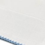 FRALDINHA DE BOCA COM PICUETA 35X50CM COR 9891 BRANCO/AZUL VALLETEX