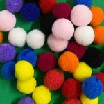 POMPOM 1,5CM COM 20 UNIDADES ROMA AVIAMENTOS