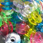 BOBINA PLASTICA BAIXA COLORIDA 5 UNIDADES NYBC