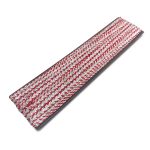 SOUTACHE 10M REF 8000 PRATA/VERMELHO MESTRES SIRGUEIROS