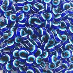OLHO GREGO 10MM COM 5 UNIDADES COR 207 AZUL NYBC