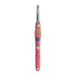 AGULHA PARA CROCHE SOFT ESTAMPADA PINK CIRCULO