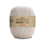 BARBANTE BARROCO NATURAL BRILHO 700G 6 CIRCULO