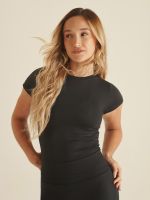 Top Short Sleeve  Light Preto
