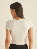 Top Short Sleeve Light Vanilla