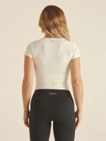 Top Short Sleeve Light Vanilla