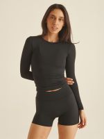 Top Long Sleeve Light Preto