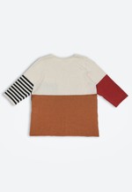 Blusa Tricot Color Block