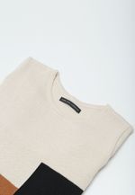 Blusa Tricot Color Block