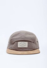 Boné Five Panel Cotelê Label - Ocre