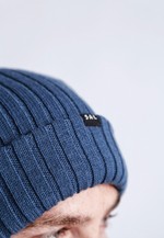 Gorro Fisherman Canelado - Azul