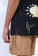 Boardshorts Fita Solar - Caramelo