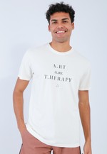 Camiseta Art Is My Therapy - Off White