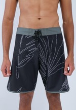 Boardshort Classic Leaf - Verde e Preto