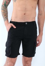 Walkshorts Linho - Preto