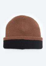 Gorro Dupla Face - Preto e Marrom