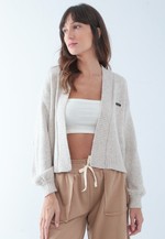 Cardigan Tricot - Areia