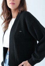 Cardigan Tricot - Preto