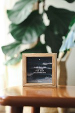 Quadro de Mesa com Frases Inspiradoras