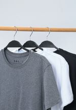 Camiseta Basic Slim - Cinza Mescla
