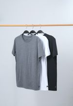 Camiseta Basic Slim - Cinza Mescla