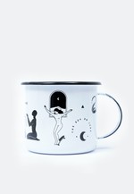 Caneca Esmaltada - Out Of The - Branca