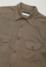 CAMISA LINHO LITORAL - MANGA LONGA VERDE